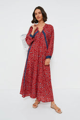 Pinwheel Red Fiore Maxi Dress